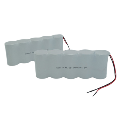 নিসিডি জরুরী প্রস্থান লাইট ব্যাটারি D4000mAh 6.0 ভোল্ট নিরাপদ পাশ পাশ