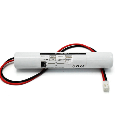 জরুরী লাইটিং স্টিক টাইপ নি-সিডি ব্যাটারি C2500mAh 3.6V OEM
