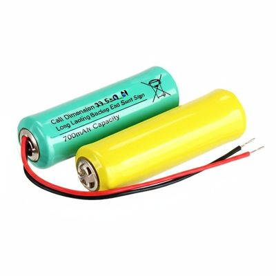 Cell Dimension 33.5±0.5 H Long Lasting Backup Battery for Emergency Exit Sign 700mAh Capacity