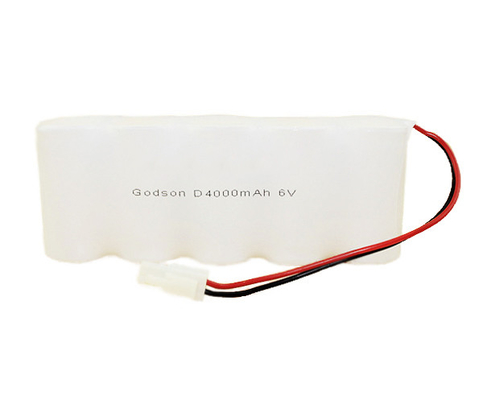 6.0 V নিকেল ক্যাডমিয়াম রিচার্জেবল ব্যাটারি D4000mAh 6 ভোল্ট এক্সিট লাইট ব্যাটারি