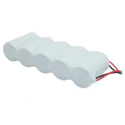 Ni Cd রিচার্জেবল ব্যাটারি প্যাক D4000mAh 6.0V সাইকেল লাইফ ব্যাটারি