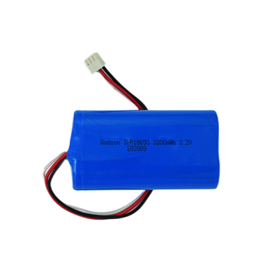 জরুরী আলোর জন্য 3200mah 3.2 ভোল্ট LiFePO4 ব্যাটারি IFR18650 PVC জ্যাকেট