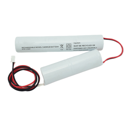 গন্ধহীন সাইড বাই সাইড 6.0V Ni Cd ব্যাটারি প্যাক 4500mAh