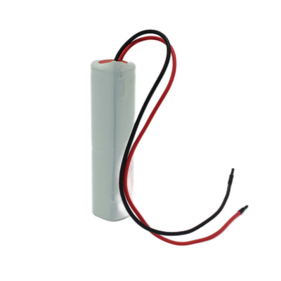 Ni Cd D4000mah 2.4 ভোল্ট আউট লাইট ব্যাটারি স্টিক টাইপ সাদা পিভিসি সঙ্গে