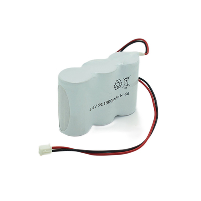 SC1600mAh ইমার্জেন্সি এক্সিট লাইট ব্যাটারি 3.6V নিকেল ক্যাডমিয়াম রিচার্জেবল ব্যাটারি