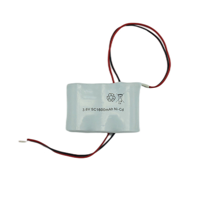 SC1600mAh ইমার্জেন্সি এক্সিট লাইট ব্যাটারি 3.6V নিকেল ক্যাডমিয়াম রিচার্জেবল ব্যাটারি