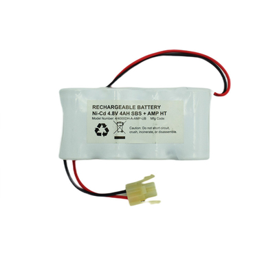 রিচার্জেবল ইমার্জেন্সি লাইট Ni Cd ব্যাটারি 4.8V প্রত্যাশিত জীবন 5 বছর D4000mAh