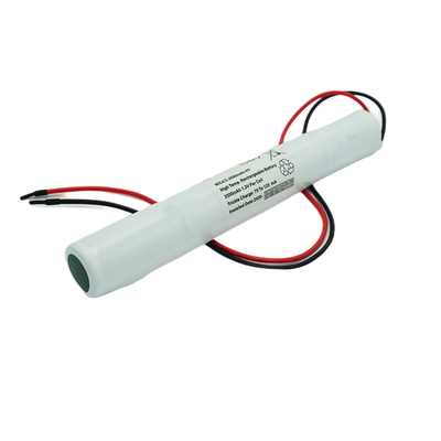OEM 4.8V জরুরী প্রস্থান সাইন ব্যাটারি প্রতিস্থাপন NiCd PVC জ্যাকেট