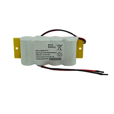 4.8 ভোল্ট C2500mah Ni Cd ইমার্জেন্সি এক্সিট লাইট ব্যাটারি স্টিক টাইপ