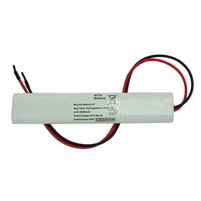 কর্ডলেস ফোনের জন্য গন্ধহীন ডুয়াল স্টিক 3.6V Ni Cd ব্যাটারি প্যাক 1800mAh