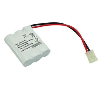 রিচার্জেবল ইমার্জেন্সি লাইট Ni Cd ব্যাটারি 3.6 V প্রত্যাশিত জীবন 5 বছর AA900mAh