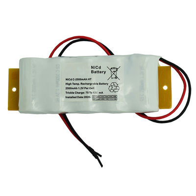 2500mah ইমার্জেন্সি এক্সিট লাইট ব্যাটারি রিচার্জেবল 6.0V 0.1C চার্জ