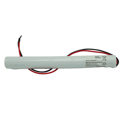 জরুরী আলোর জন্য 55 ডিগ্রি SC1800mAh Nicd ব্যাটারি প্যাক 6.0V