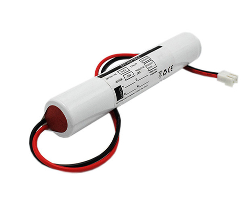 3.6V ইমার্জেন্সি লাইট Ni Cd ব্যাটারি 2500mAh 500 বার সাইকেল