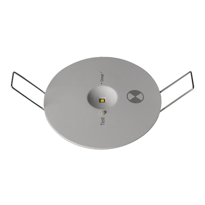 অ রক্ষণাবেক্ষণ করা জরুরী LED ডাউনলাইট সাদা 2W 130mm DGS32A
