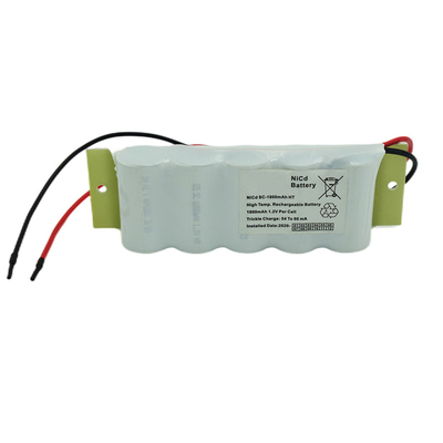 SC1800mah ইমার্জেন্সি এক্সিট সাইন ব্যাটারি 6.0v Ni Cd ব্যাটারি প্যাক