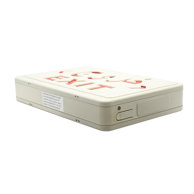 লিথিয়াম ব্যাটারি সহ ABS PC Red LED ইমার্জেন্সি এক্সিট সাইন লাইট AC220V 50Hz