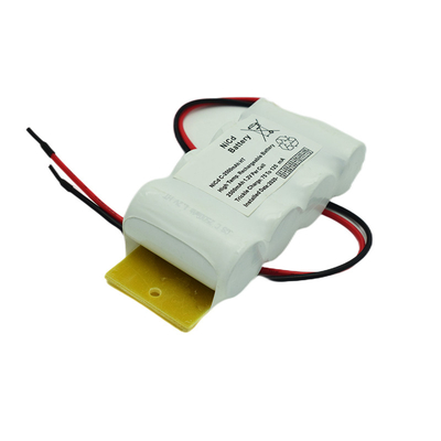 জরুরী আলোর জন্য 4.8V C2500mAh NiCd রিচার্জেবল ব্যাটারি প্যাক