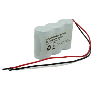 NiCD ইমার্জেন্সি এক্সিট লাইট ব্যাটারি D4000mAh 3.6 V নিরাপদ সাইড বাই সাইড