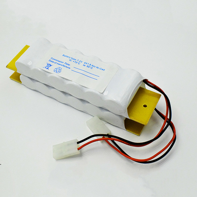 ব্যাকপ্লেট সহ SC1800mAh 7.2 V এক্সিট সাইন ইমার্জেন্সি লাইট Ni Cd ব্যাটারি
