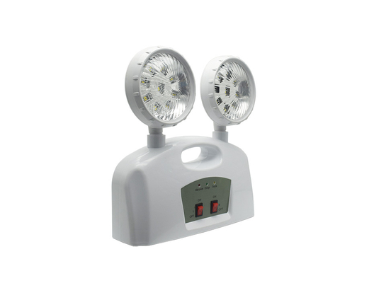 3W ডাবল হেড জরুরী আলো AC 85-265V ABS হ্যান্ডেল সহ