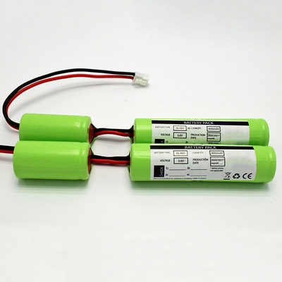 C4000mAh 3.6 ভোল্ট প্রতিস্থাপনযোগ্য NiMH ব্যাটারি ভাল চক্র জীবন সঙ্গে
