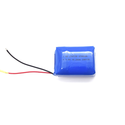 লি-আয়ন পলিমার 232738 2700mAh 3.8V PCB এবং UL1571 24AWG RED&amp;BLACK
