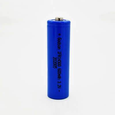 14500 600mAh 3.2V LiFePO4 ব্যাটারি জরুরী আলো এবং প্রস্থান চিহ্নগুলির জন্য