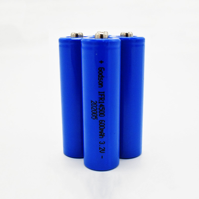 14500 600mAh 3.2V LiFePO4 ব্যাটারি জরুরী আলো এবং প্রস্থান চিহ্নগুলির জন্য