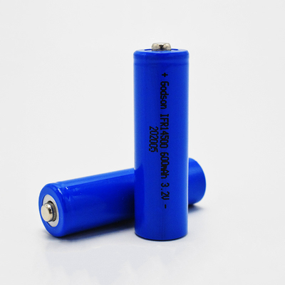 14500 600mAh 3.2V LiFePO4 ব্যাটারি জরুরী আলো এবং প্রস্থান চিহ্নগুলির জন্য