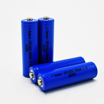 14500 600mAh 3.2V LiFePO4 ব্যাটারি জরুরী আলো এবং প্রস্থান চিহ্নগুলির জন্য