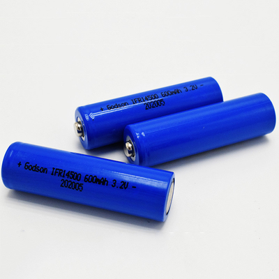 14500 600mAh 3.2V LiFePO4 ব্যাটারি জরুরী আলো এবং প্রস্থান চিহ্নগুলির জন্য