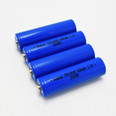 14500 600mAh 3.2V LiFePO4 ব্যাটারি জরুরী আলো এবং প্রস্থান চিহ্নগুলির জন্য