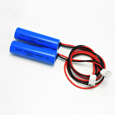 জরুরী আলো 1600mAh 3.2 ভোল্ট 18650 LiFePO4 স্টিক টাইপ ব্যাটারি