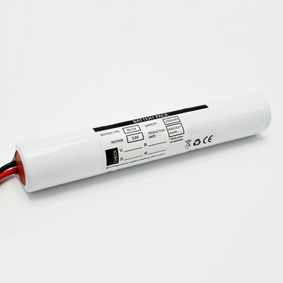 3.6V 2500mAh Ni-CD ব্যাটারি উচ্চ খরচ কার্যকর সঙ্গে জরুরী আলো জন্য