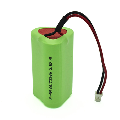 উচ্চ ক্ষমতা 3.6 ভোল্ট AA1700mAh Ni Mh ব্যাটারি সেল জরুরী আলো এবং পাওয়ার সরঞ্জাম জন্য
