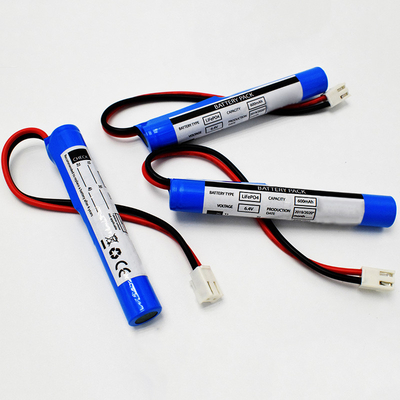 জরুরী আলো 600mAh 6.4 ভোল্ট LiFePO4 স্টিক টাইপ ব্যাটারি