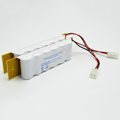 পিসিএম নি-সিডি ব্যাটারি এসসি 1800 এমএএইচ 7.2V 12.96Wh এসবিএস টাইপ সহ OEM জরুরী আলো ব্যাটারি
