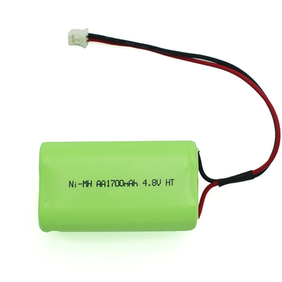 4S1P 4.8V Ni-Mh AA 1700mAh উচ্চ তাপমাত্রা রিচার্জেবল ব্যাটারি OEM পিভিসি