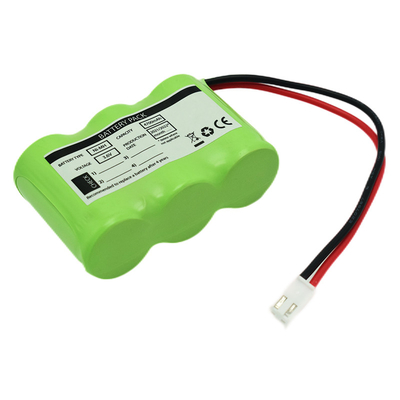 3S1P সাইড বাই সাইড টাইপ 3.6V Ni-Mh C4700mAh উচ্চ তাপমাত্রা রিচার্জেবল ব্যাটারি OEM পিভিসি