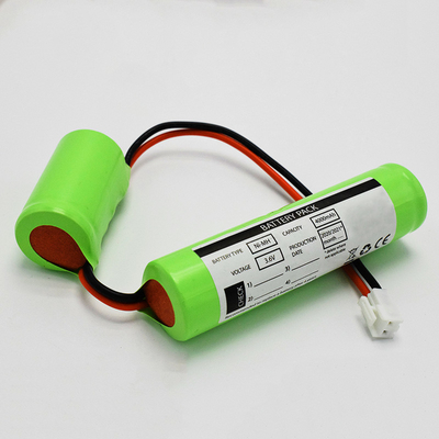 0.1C রিচার্জেবল 3.6 V Ni Mh ব্যাটারি প্যাক C4000mAh 500 বার সাইকেল