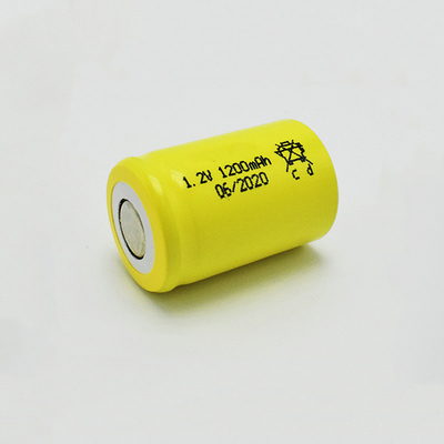 1200mAh নিকেল ক্যাডমিয়াম ব্যাটারি সেল 1.2 V জরুরী আলোর জন্য
