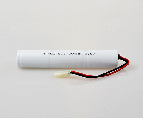 NiCd 0.1C রিচার্জেবল ব্যাটারি প্যাক 3.6 V SC1700mAh হালকা সেল ওজন