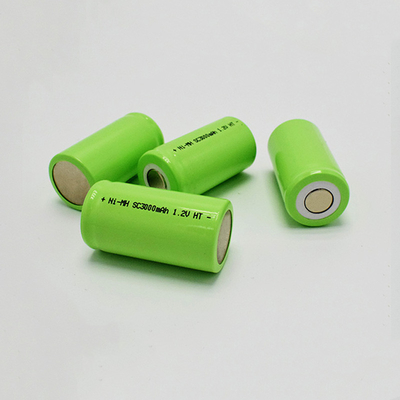 SC 3000 MAh ব্যাটারি HT NiMh সেল 1.2V 0.1C স্ট্যান্ডার্ড চার্জ
