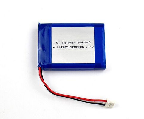 লিথিয়াম পলিমার 7.4 ভি লি আয়ন ব্যাটারি 144765 75g 2000mAh সেল