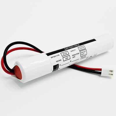 জরুরী আলোর জন্য NiCd Sc1200mah 3.6 ভোল্ট ব্যাটারি স্টিক টাইপ