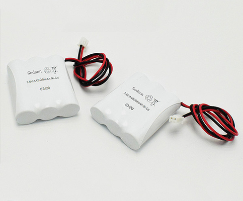 Aa900mah ইমার্জেন্সি এক্সিট লাইট ব্যাটারি JST XHP 2P NiCd ব্যাটারি