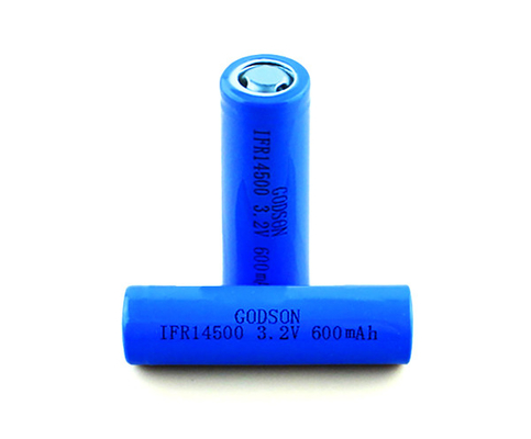 CC CV চার্জিং 12V LiFePO4 ব্যাটারি IFR14500 Regarchable 3.2 V 600mAh একক সেল