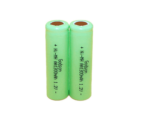1.2V 0.1C ইমার্জেন্সি এক্সিট সাইন ব্যাটারি AA 1300mAh Ni MH ব্যাটারি