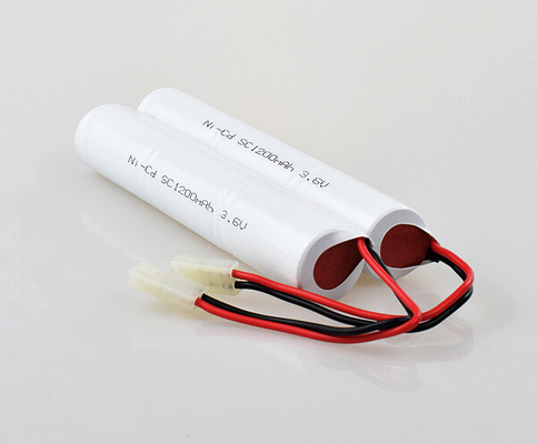 ইমার্জেন্সি এক্সিট সাইন SC 1200mAh NiCd 3.6 V ব্যাটারি স্টিক প্যাক